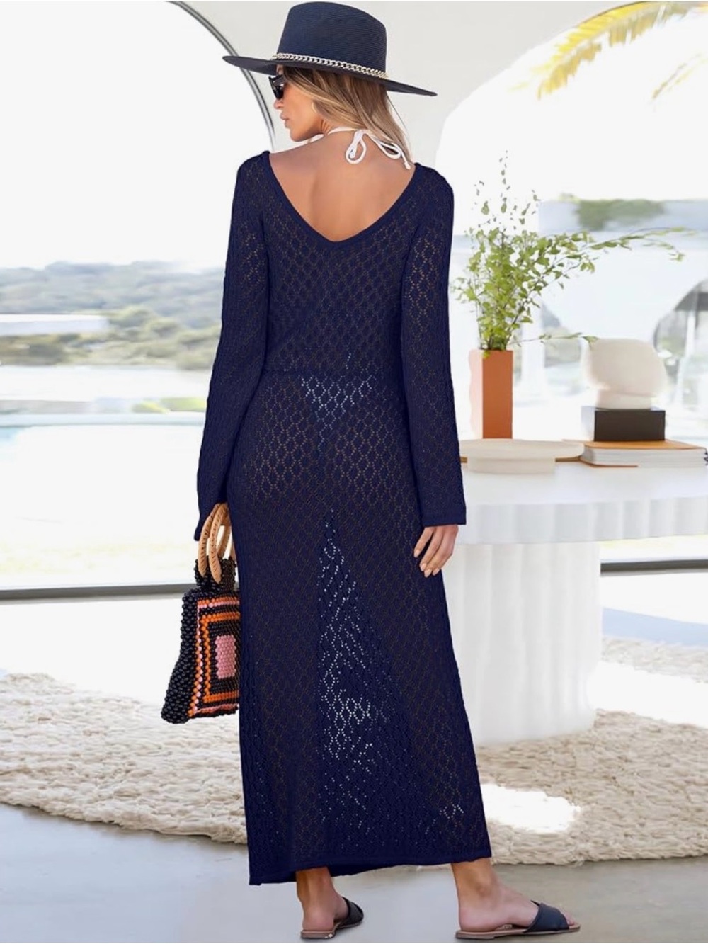 ANRABESS Crochet Coverup - Picture 5 of 7